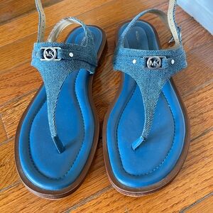 Michael Kors Denim Blue Sandals